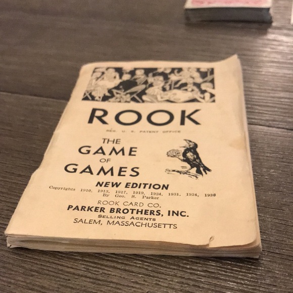 1930’s vintage Rook card game of games Parker Brothers Salem Mass complete read - Picture 16 of 16